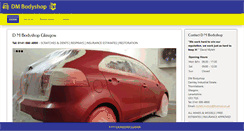Desktop Screenshot of dmbodyshopglasgow.com